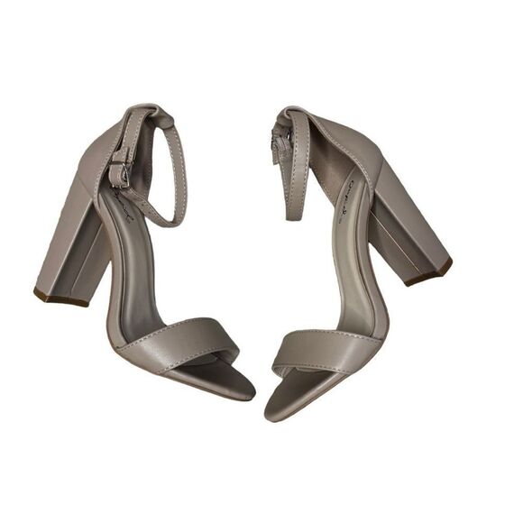 NWOT Qupid cashmere ankle strap sandal size 6 - Picture 6 of 7